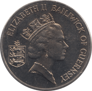 1994 TWO POUNDS COIN ALDERNEY F535 - WORLD COINS - Cambridgeshire Coins