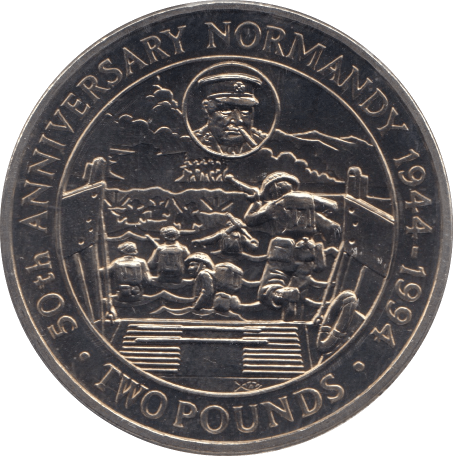 1994 TWO POUNDS COIN ALDERNEY F535 - WORLD COINS - Cambridgeshire Coins