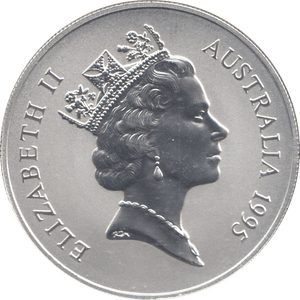1995 1 OZ .999 FINE SILVER DOLLAR AUSTRALIA KANGAROO - SILVER WORLD COINS - Cambridgeshire Coins