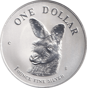 1995 1 OZ .999 FINE SILVER DOLLAR AUSTRALIA KANGAROO - SILVER WORLD COINS - Cambridgeshire Coins