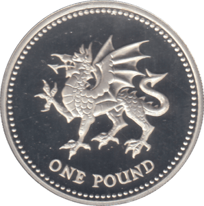 1995 £1 SILVER PROOF - £1 Silver Proof - Cambridgeshire Coins