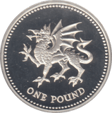 1995 £1 SILVER PROOF - £1 Silver Proof - Cambridgeshire Coins