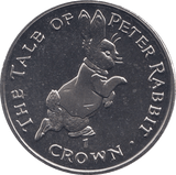 1995 100 YEARS OF PETER RABBIT ONE CROWN GIBRALTAR - WORLD COINS - Cambridgeshire Coins
