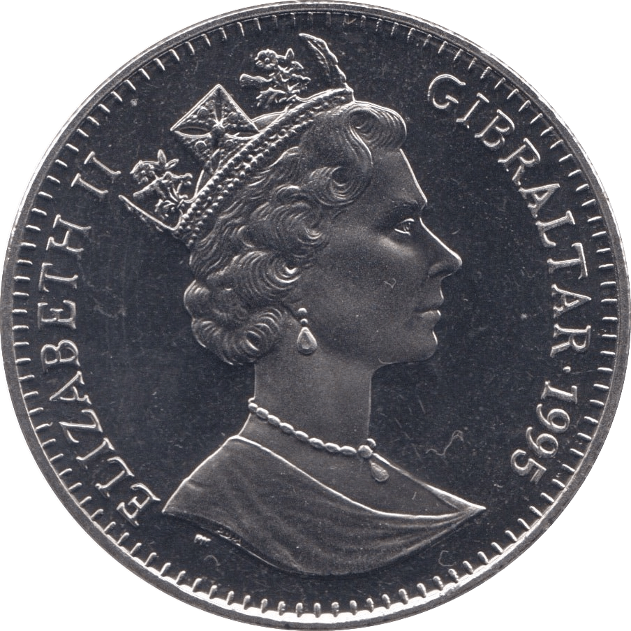 1995 100 YEARS OF PETER RABBIT ONE CROWN GIBRALTAR - WORLD COINS - Cambridgeshire Coins