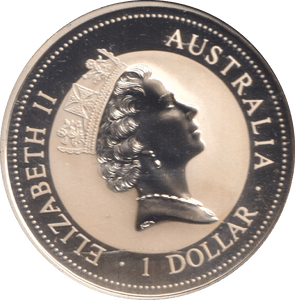 1995 1OZ .999 SILVER DOLLAR AUSTRALIA KOOKABURRA - SILVER WORLD COINS - Cambridgeshire Coins