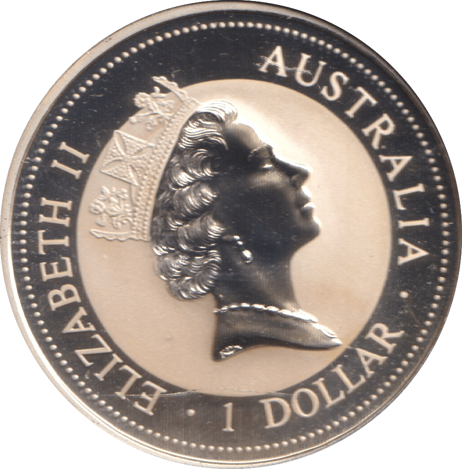 1995 1OZ .999 SILVER DOLLAR AUSTRALIA KOOKABURRA - SILVER WORLD COINS - Cambridgeshire Coins