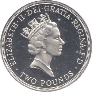 1995 £2 DOVE OF PEACE SILVER PROOF - £2 Silver Proof - Cambridgeshire Coins