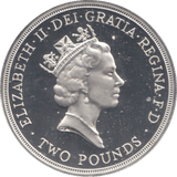 1995 £2 DOVE OF PEACE SILVER PROOF - £2 Silver Proof - Cambridgeshire Coins