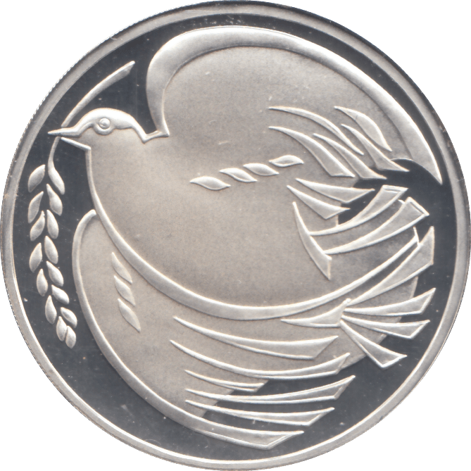 1995 £2 DOVE OF PEACE SILVER PROOF - £2 Silver Proof - Cambridgeshire Coins