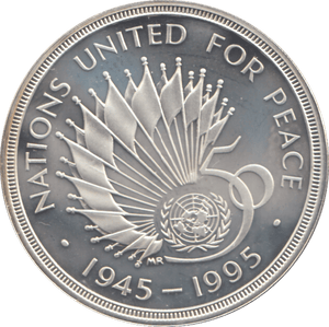 1995 £2 NATIONS UNITED SILVER PROOF - £2 Silver Proof - Cambridgeshire Coins
