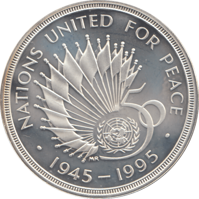 1995 £2 NATIONS UNITED SILVER PROOF - £2 Silver Proof - Cambridgeshire Coins