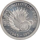 1995 £2 NATIONS UNITED SILVER PROOF - £2 Silver Proof - Cambridgeshire Coins