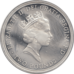 1995 £2 NATIONS UNITED SILVER PROOF - £2 Silver Proof - Cambridgeshire Coins