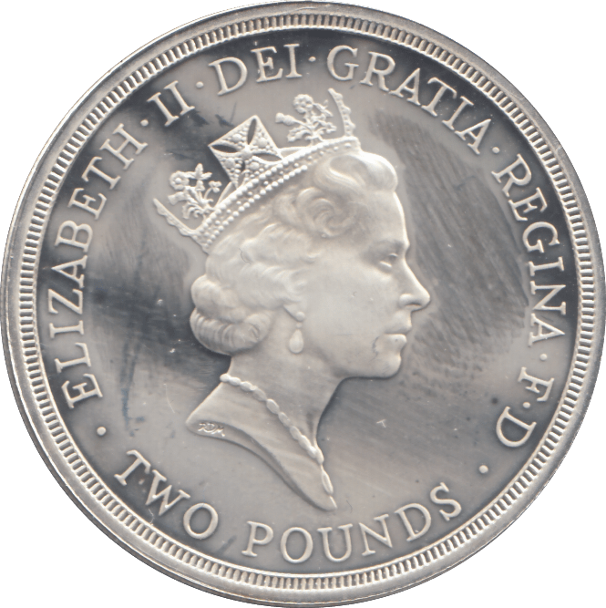 1995 £2 NATIONS UNITED SILVER PROOF - £2 Silver Proof - Cambridgeshire Coins