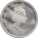 1995 £2 NATIONS UNITED SILVER PROOF - £2 Silver Proof - Cambridgeshire Coins
