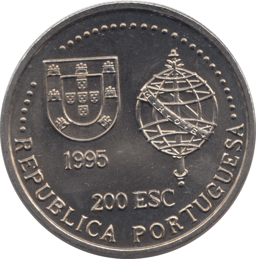 1995 200 ESCUDOS PORTUGAL - WORLD COINS - Cambridgeshire Coins