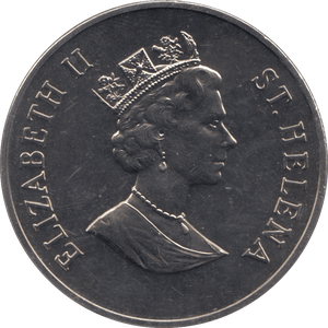 1995 50 PENCE QUEEN ELIZABETH GOLDEN JUBILEE ST. HELENA F614 - WORLD COINS - Cambridgeshire Coins