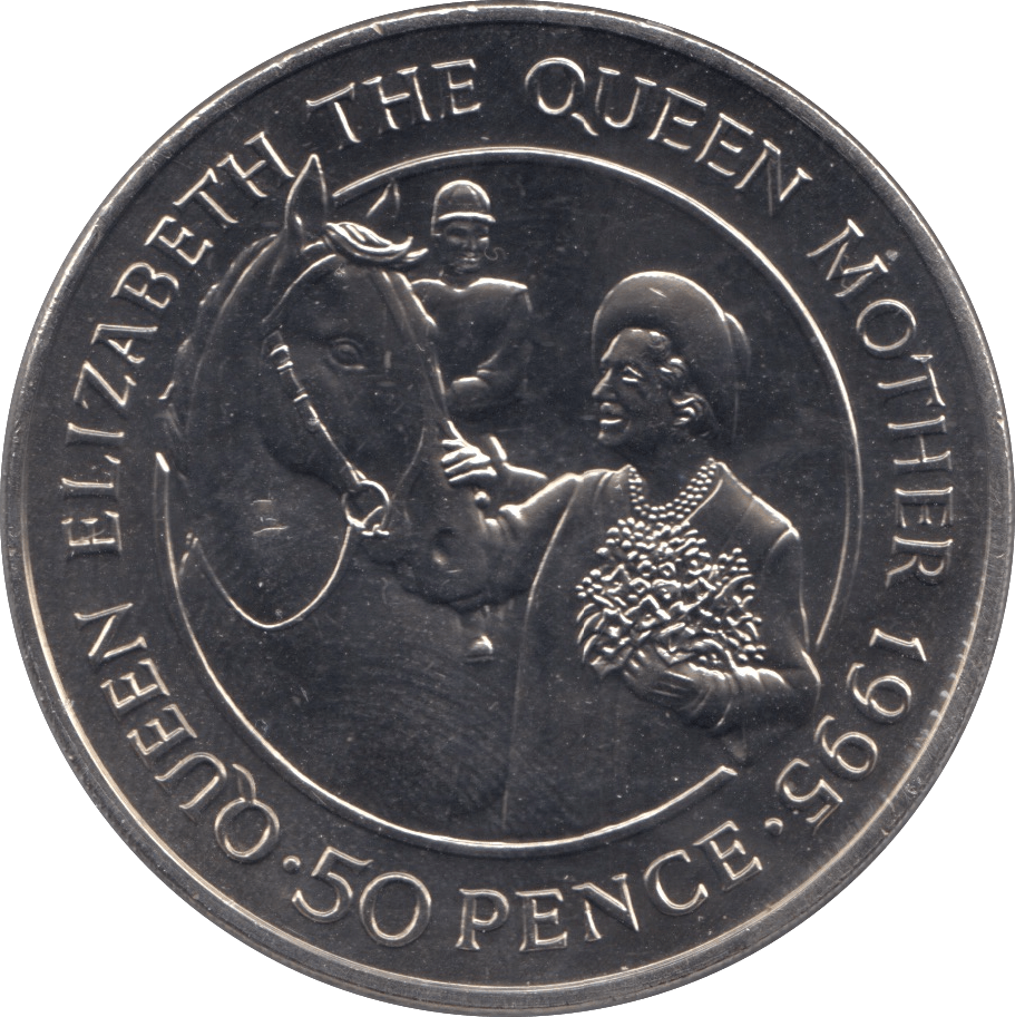 1995 50 PENCE QUEEN ELIZABETH GOLDEN JUBILEE ST. HELENA F614 - WORLD COINS - Cambridgeshire Coins
