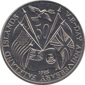 1995 50TH ANNIVERSARY OF VE DAY - WORLD COINS - Cambridgeshire Coins