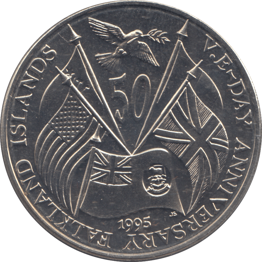 1995 50TH ANNIVERSARY OF VE DAY - WORLD COINS - Cambridgeshire Coins