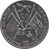 1995 50TH ANNIVERSARY OF VE DAY - WORLD COINS - Cambridgeshire Coins