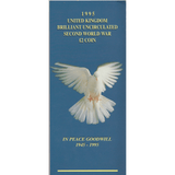 1995 BRILLIANT UNCIRCULATED £2 PRESENTATION PACK DOVE OF PEACE - £2 BU PACK - Cambridgeshire Coins