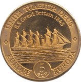 1995 EUROPA 5 ECU UNITA TUAETUR DEUS - WORLD COINS - Cambridgeshire Coins