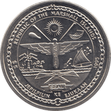 1995 FIVE DOLLAR MARSHALL ISLANDS F278 - WORLD COINS - Cambridgeshire Coins