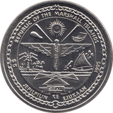 1995 FIVE DOLLAR MARSHALL ISLANDS F279 - WORLD COINS - Cambridgeshire Coins