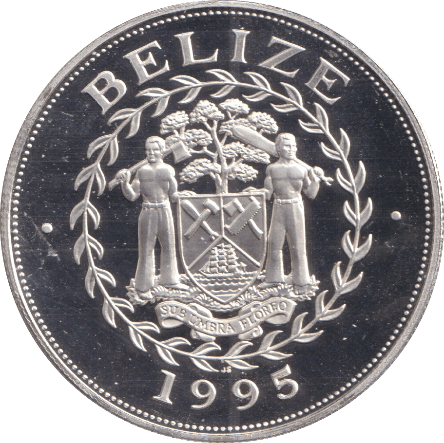 1995 FIVE DOLLARS BELIZE SUMMER IN BALMORAL CASTLE - SILVER WORLD COINS - Cambridgeshire Coins