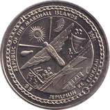 1995 FIVE DOLLARS REPUBLIC OF THE MARSHALL ISLANDS - WORLD COINS - Cambridgeshire Coins