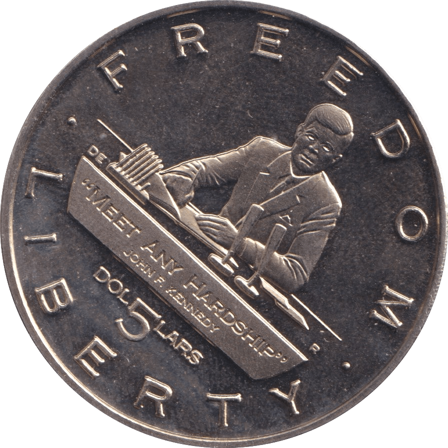 1995 FIVE DOLLARS REPUBLIC OF THE MARSHALL ISLANDS - WORLD COINS - Cambridgeshire Coins