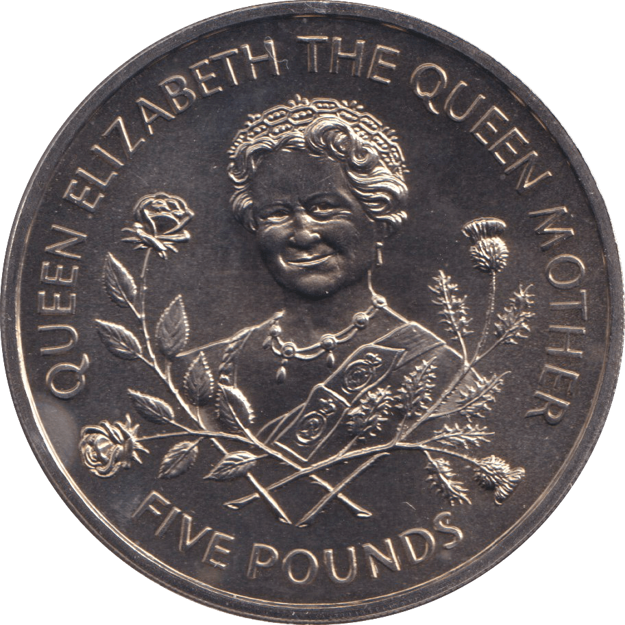 1995 FIVE POUND BAILIWICK OF GUERNSEY BU - WORLD COINS - Cambridgeshire Coins