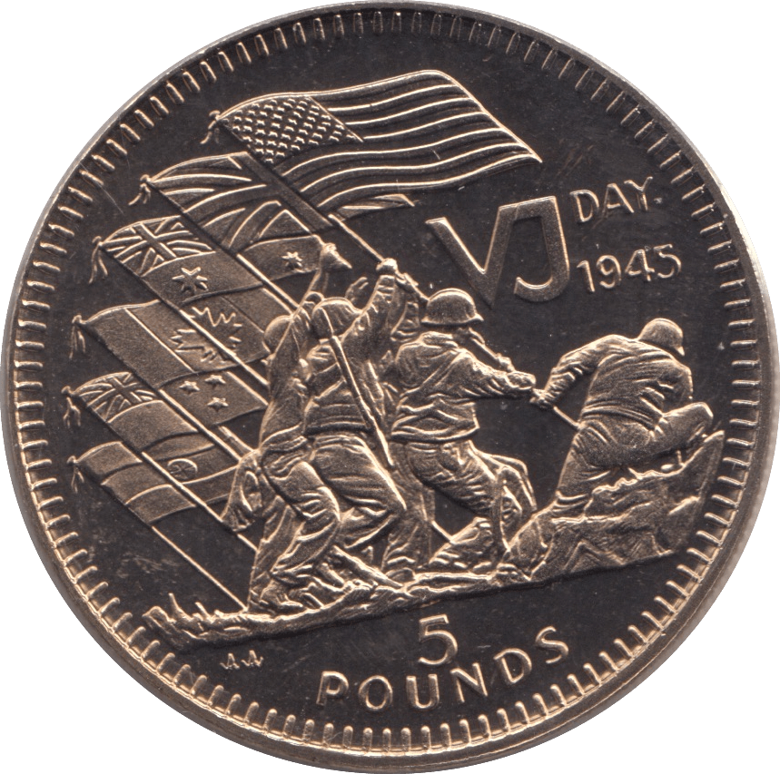 1995 FIVE POUNDS COIN GIBRALTAR F335 - WORLD COINS - Cambridgeshire Coins