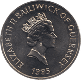 1995 FIVE POUNDS COIN GUERNSEY F519 - WORLD COINS - Cambridgeshire Coins