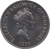 1995 FIVE POUNDS COIN GUERNSEY - WORLD COINS - Cambridgeshire Coins