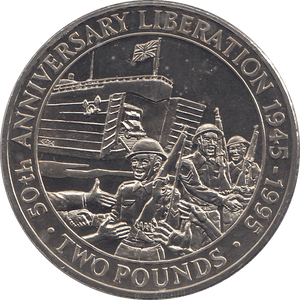 1995 FIVE POUNDS COIN GUERNSEY - WORLD COINS - Cambridgeshire Coins