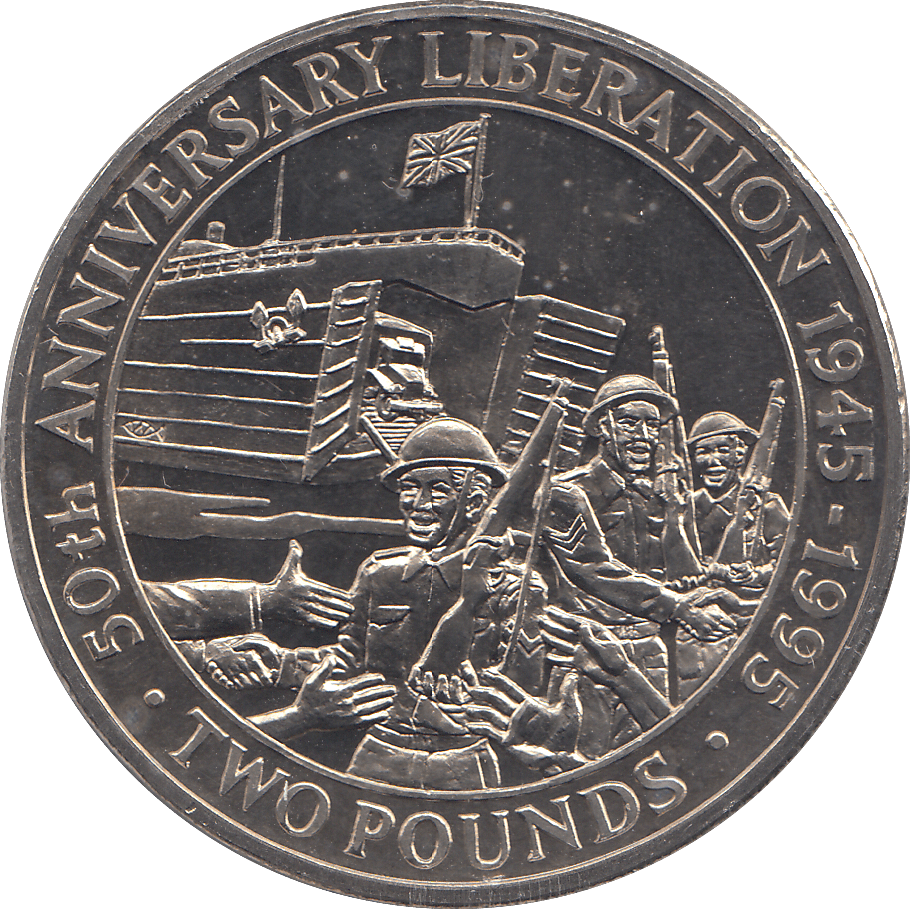 1995 FIVE POUNDS COIN GUERNSEY - WORLD COINS - Cambridgeshire Coins
