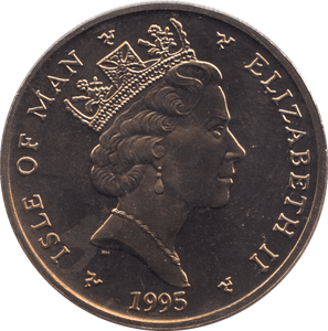1995 FIVE POUNDS COIN ISLE OF MAN F333 - WORLD COINS - Cambridgeshire Coins