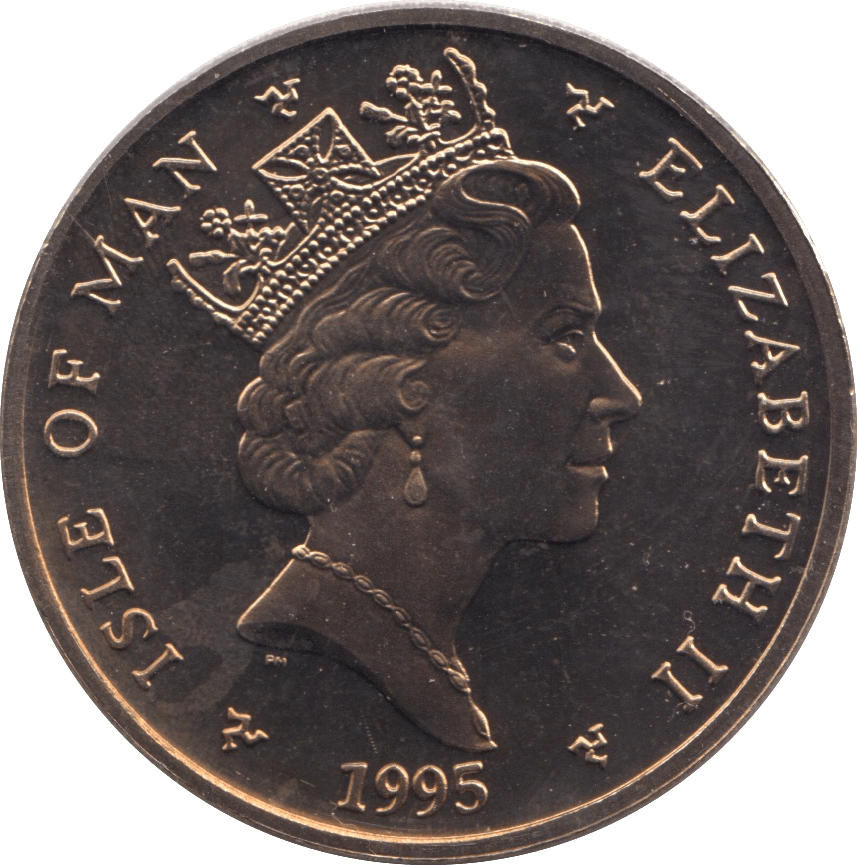 1995 FIVE POUNDS COIN ISLE OF MAN F333 - WORLD COINS - Cambridgeshire Coins
