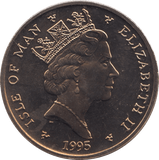 1995 FIVE POUNDS COIN ISLE OF MAN F333 - WORLD COINS - Cambridgeshire Coins