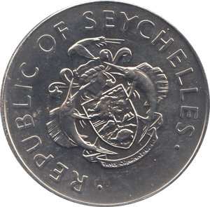 1995 FIVE RUPEES REPUBLIC OF SEYCHELLES - WORLD COINS - Cambridgeshire Coins