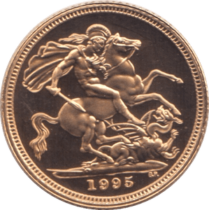 1995 GOLD HALF SOVEREIGN ( PROOF ) - Half Sovereign - Cambridgeshire Coins
