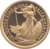 1995 GOLD PROOF £10 BRITANNIA 1/10TH OUNCE - GOLD BRITANNIAS - Cambridgeshire Coins