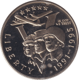 1995 HALF DOLLAR USA - WORLD COINS - Cambridgeshire Coins