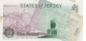 1995 JERSEY POUND BANKNOTE REF-1745 - WORLD BANKNOTES - Cambridgeshire Coins