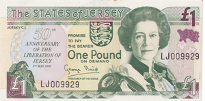 1995 JERSEY POUND BANKNOTE REF-1745 - WORLD BANKNOTES - Cambridgeshire Coins
