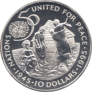 1995 NAMIBIA 10 DOLLARS - Silver Proof - Cambridgeshire Coins