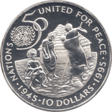 1995 NAMIBIA 10 DOLLARS - Silver Proof - Cambridgeshire Coins