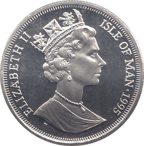 1995 ONE CROWN AIRCRAFT OF WORLD WAR II SUPERMARINE SPITFIRE - WORLD COINS - Cambridgeshire Coins